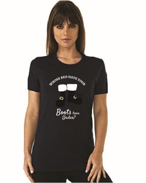 Whose Bed Ladies T-shirt